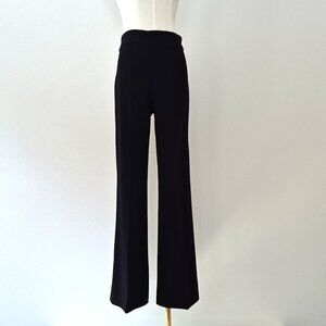Zara high flare black pants, polyester, XS
